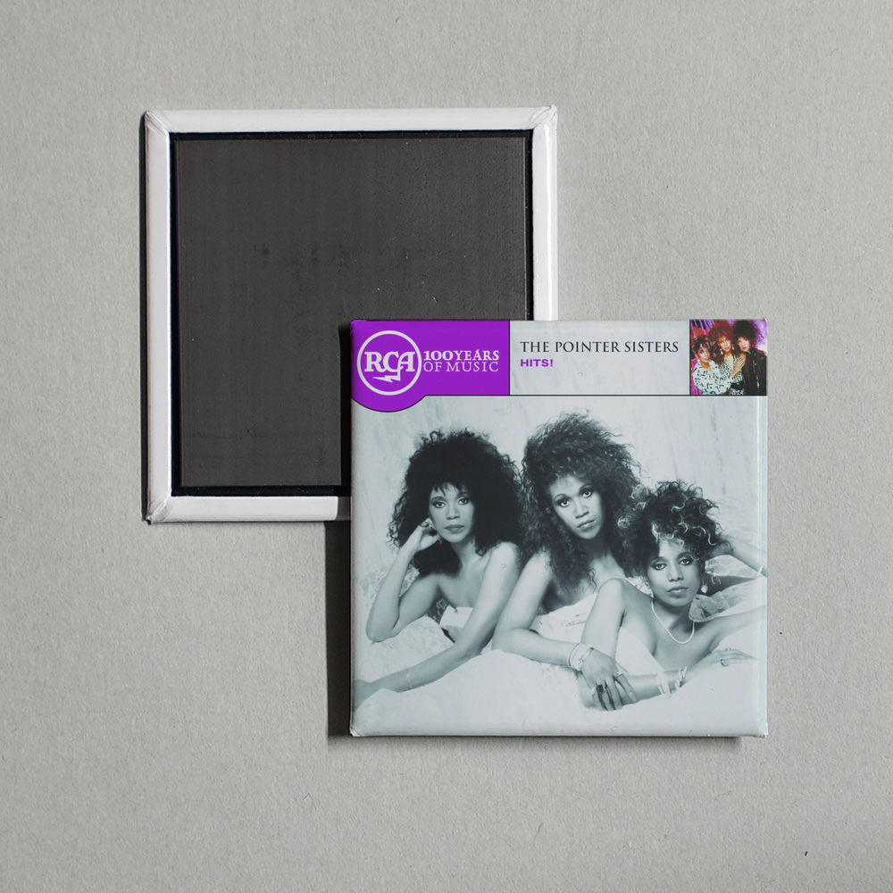 The Pointer Sisters - Hits! Album Cover Fridge Magnet