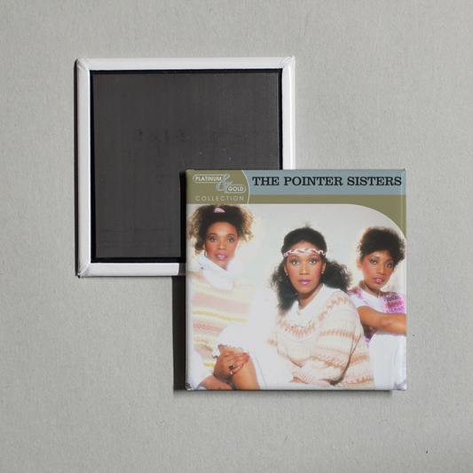 The Pointer Sisters - Platinum & Gold Collection Album Cover Fridge Magnet