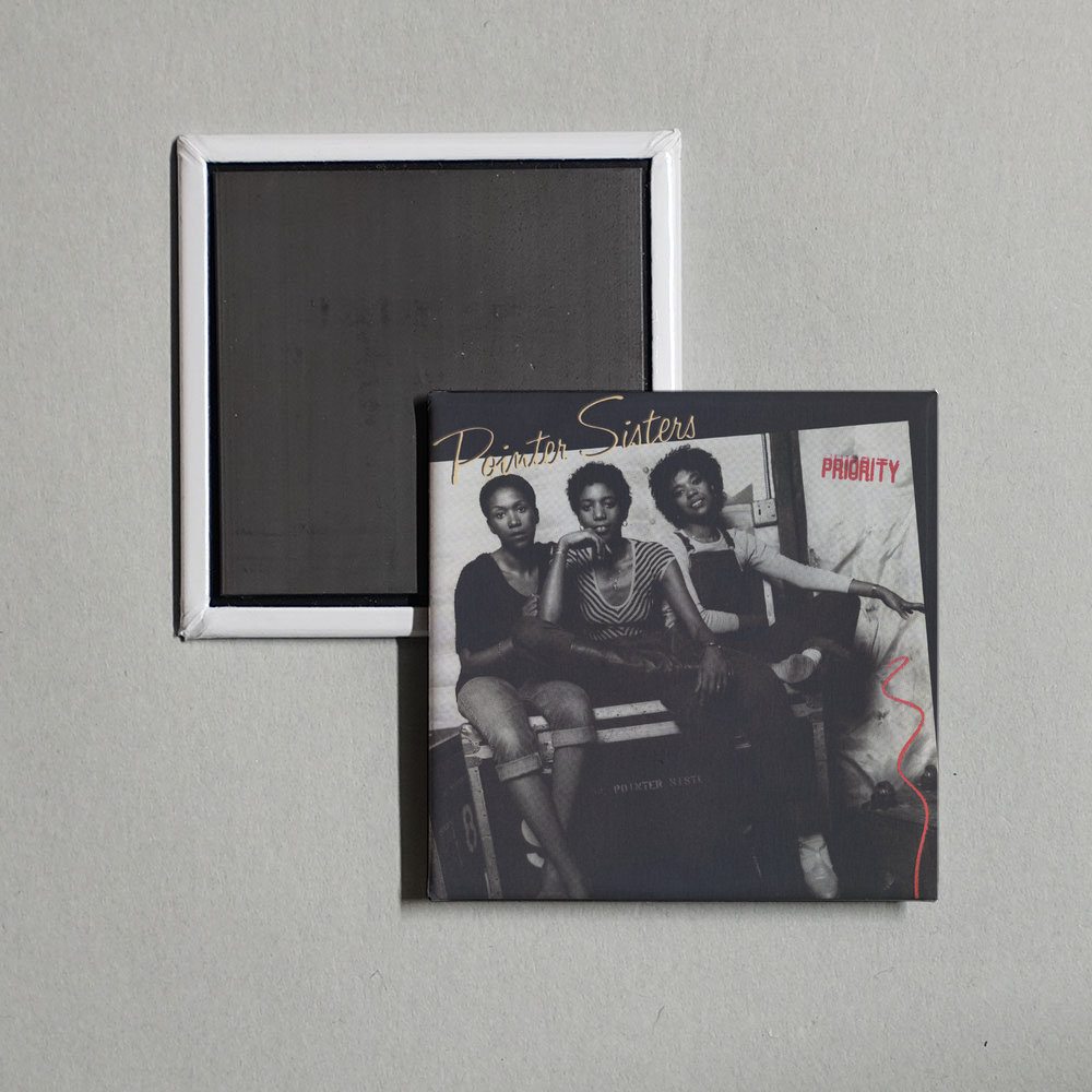 The Pointer Sisters - Priority (Bonus Track Version) Album Cover Fridge Magnet