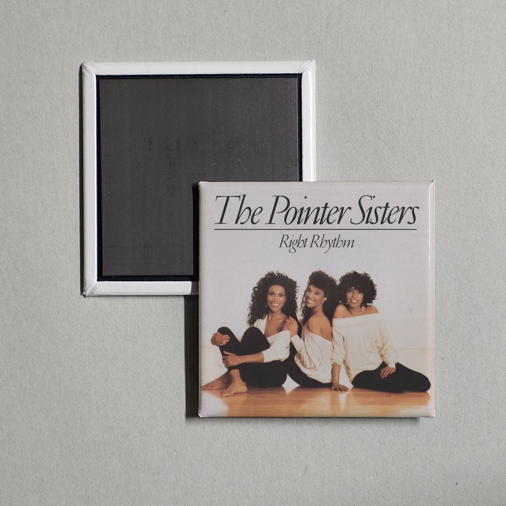 The Pointer Sisters - Right Rhythm Album Cover Fridge Magnet