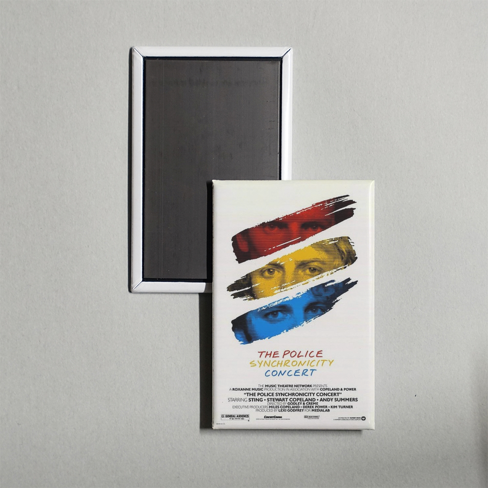The Police Synchronicity Concert Mini Movie Fridge Magnet