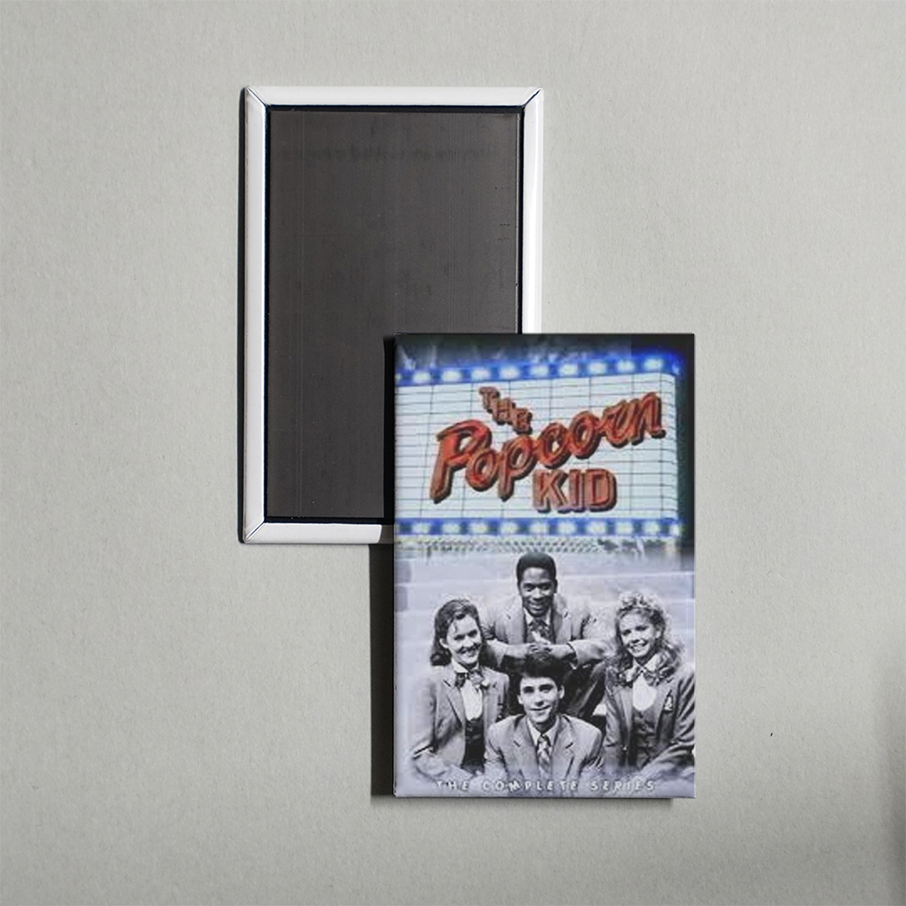The Popcorn Kid TV Show Fridge Magnet