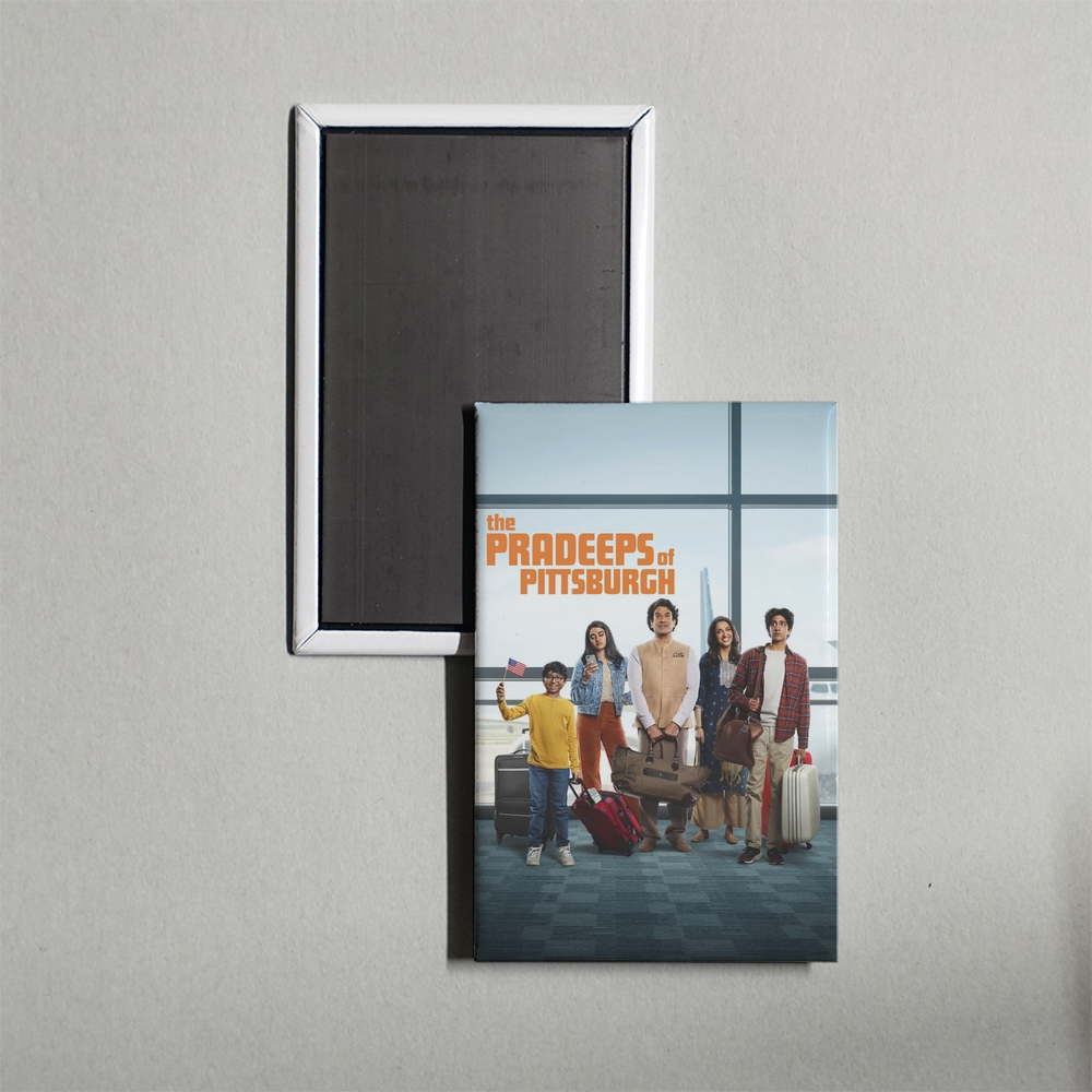 The Pradeeps of Pittsburgh TV Show Fridge Magnet