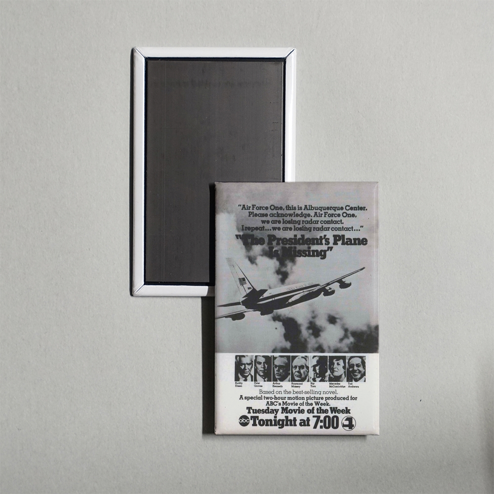 The President's Plane Is Missing Mini Movie Fridge Magnet