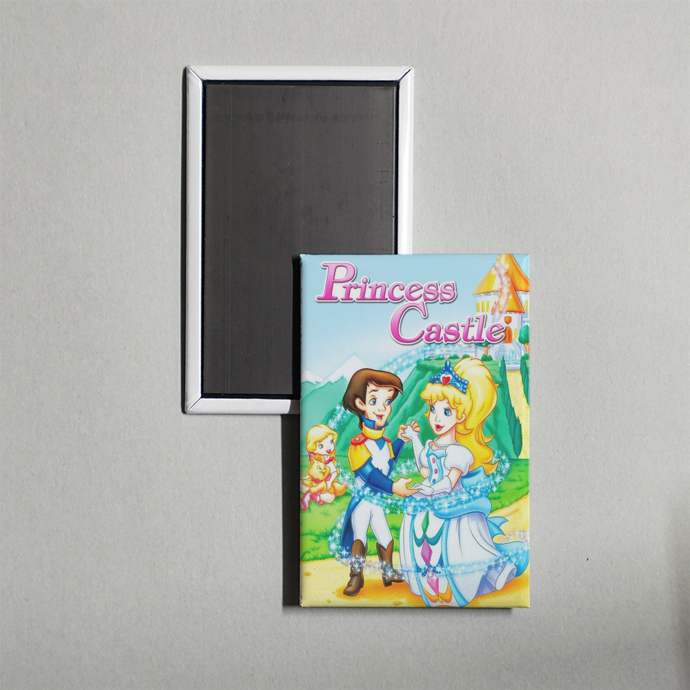 The Princess Castle Mini Movie Fridge Magnet