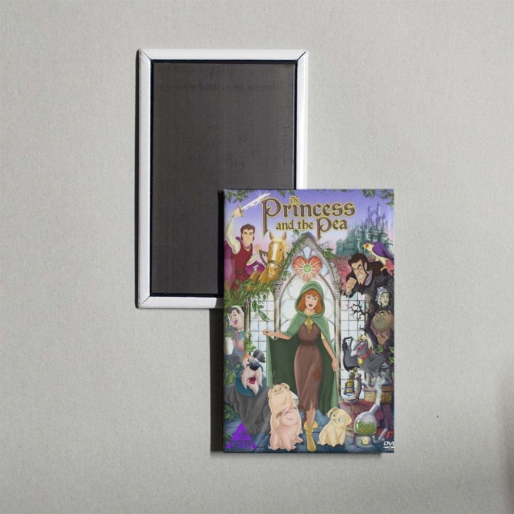 The Princess and the Pea Mini Movie Fridge Magnet