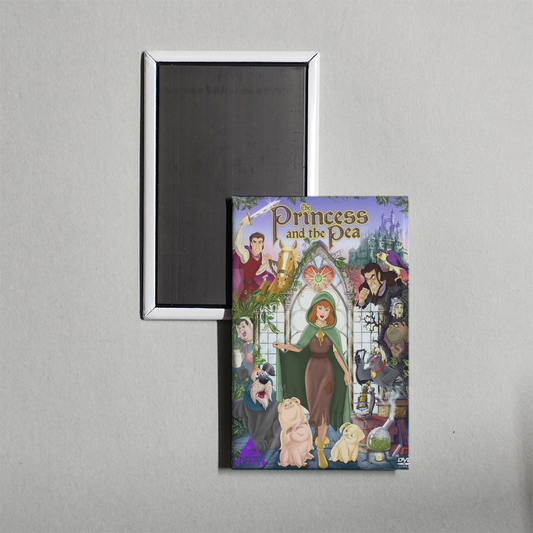 The Princess and the Pea Mini Movie Fridge Magnet