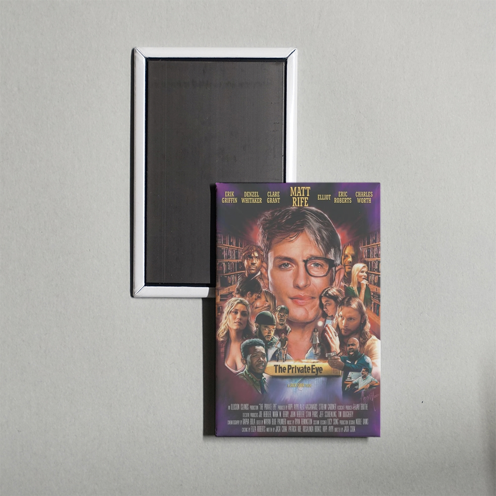 The Private Eye Mini Movie Fridge Magnet