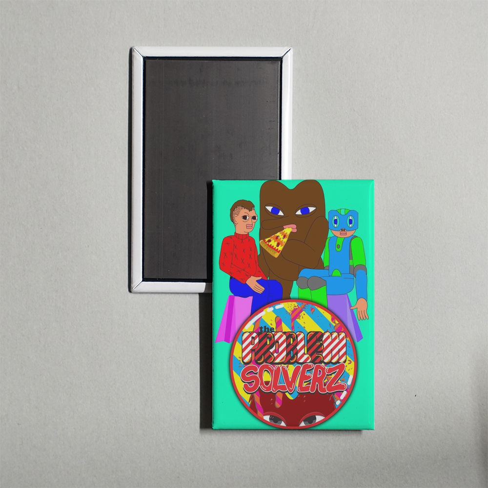 The Problem Solverz TV Show Fridge Magnet