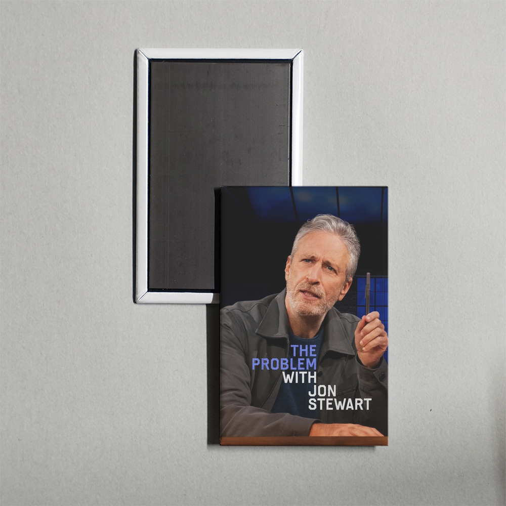 The Problem with Jon Stewart TV Show Fridge Magnet