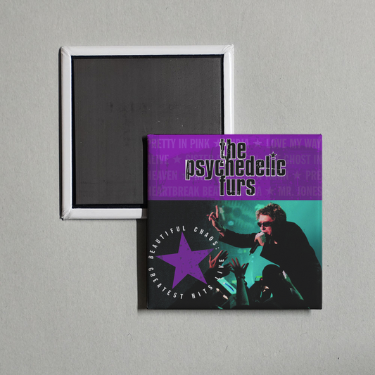 The Psychedelic Furs - Beautiful Chaos Greatest Hits Live Album Cover Fridge Magnet