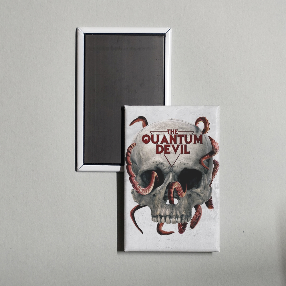The Quantum Devil Mini Movie Fridge Magnet