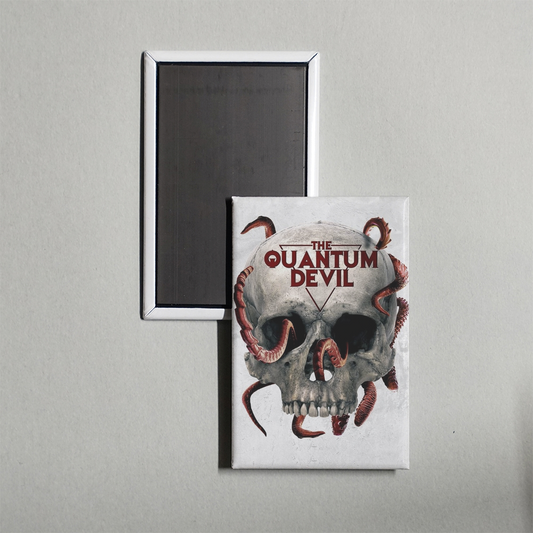 The Quantum Devil Mini Movie Fridge Magnet