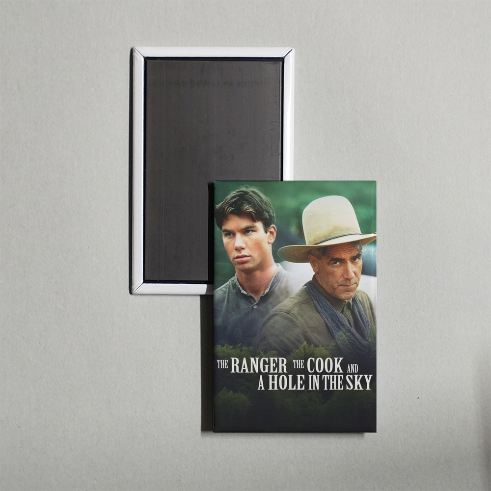 The Ranger, the Cook and a Hole in the Sky Mini Movie Fridge Magnet