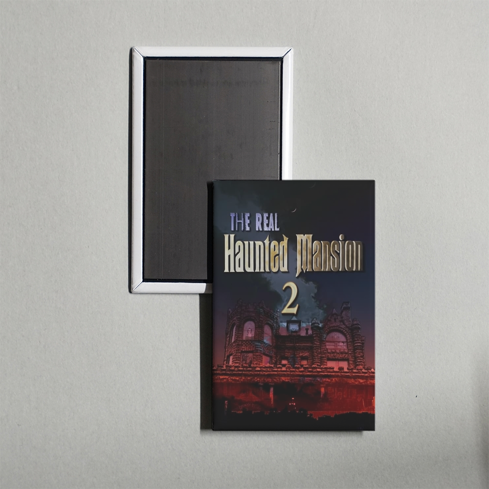 The Real Haunted Mansion 2 Mini Movie Fridge Magnet