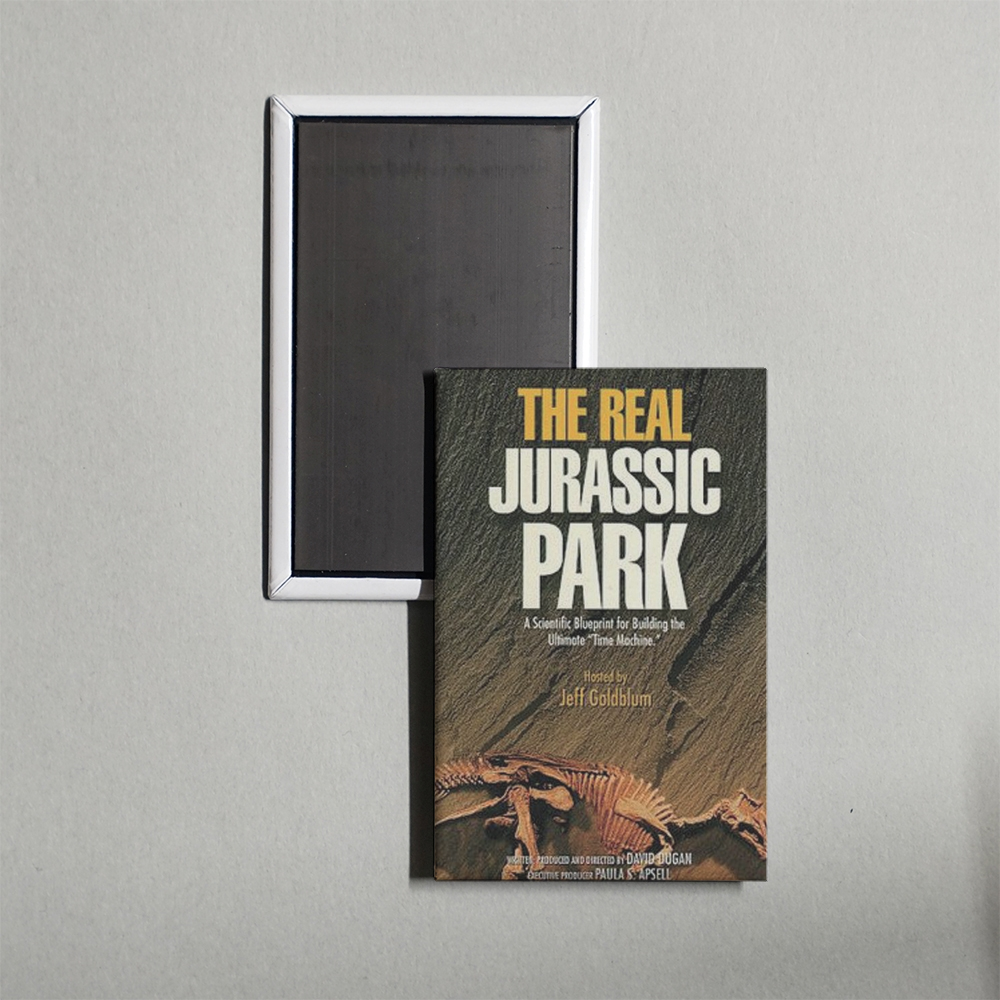 The Real Jurassic Park Mini Movie Fridge Magnet