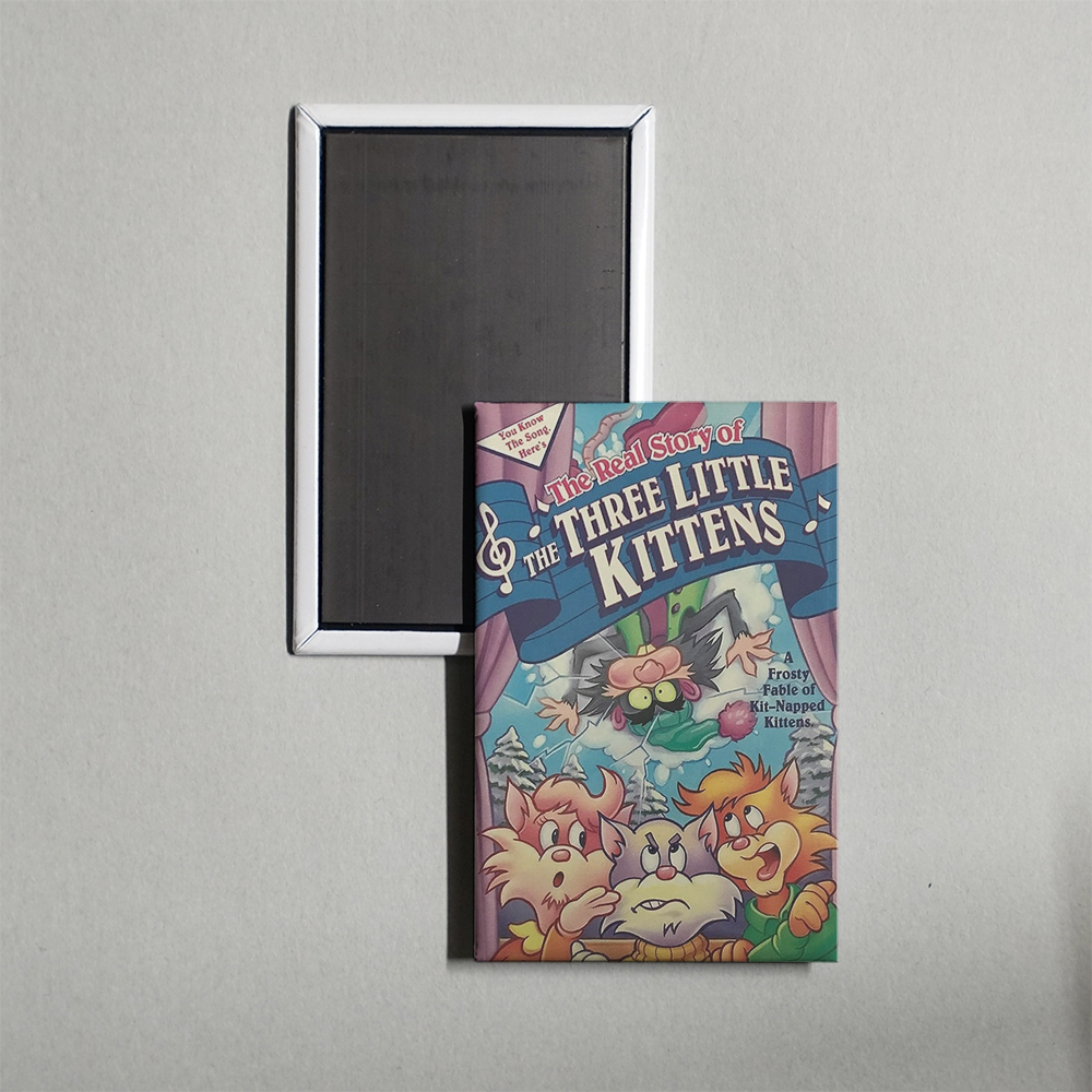 The Real Story of the Three Little Kittens Mini Movie Fridge Magnet