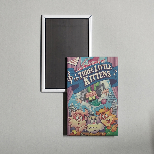 The Real Story of the Three Little Kittens Mini Movie Fridge Magnet