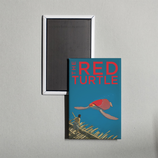 The Red Turtle Mini Movie Fridge Magnet