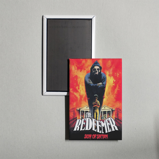 The Redeemer Son of Satan! Mini Movie Fridge Magnet