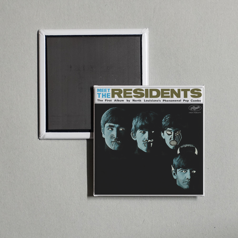 The Residents - Meet The Residents Album Cover Fridge Magnet