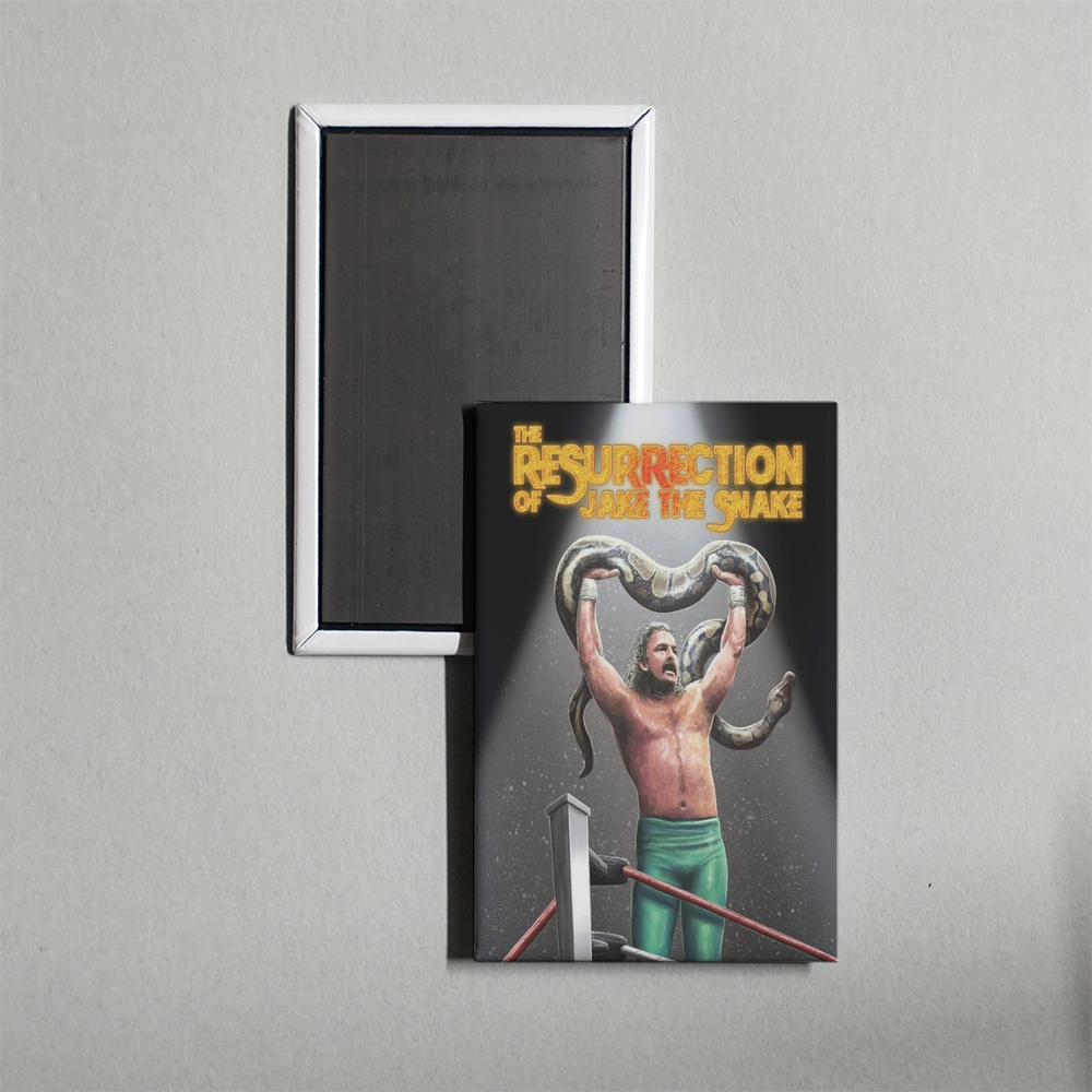 The Resurrection of Jake The Snake Mini Movie Fridge Magnet