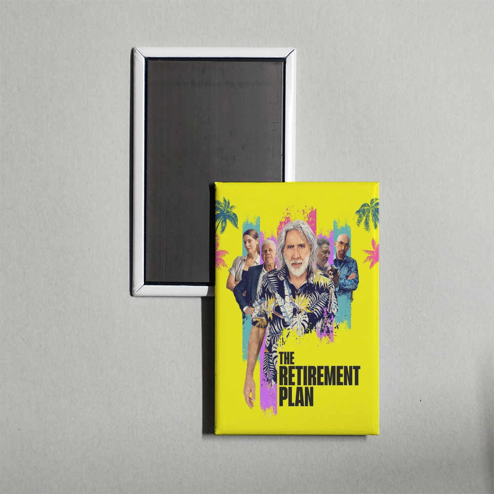 The Retirement Plan Mini Movie Fridge Magnet