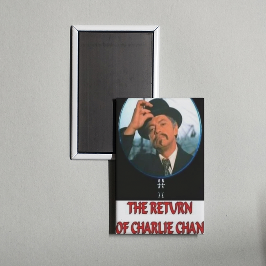 The Return of Charlie Chan Mini Movie Fridge Magnet