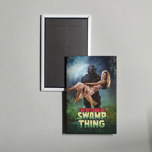 The Return of Swamp Thing Mini Movie Fridge Magnet