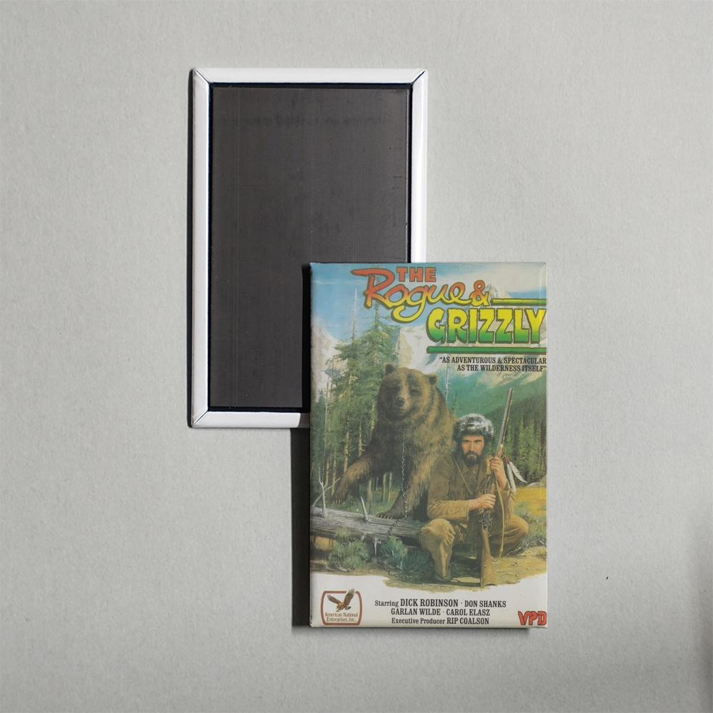 The Rogue & Grizzly Mini Movie Fridge Magnet