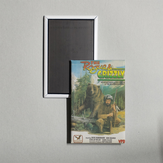 The Rogue & Grizzly Mini Movie Fridge Magnet