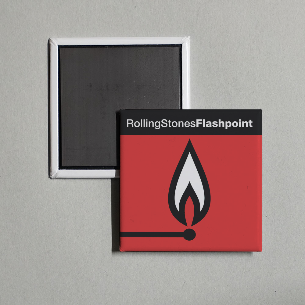 The Rolling Stones - Flashpoint Album Cover Fridge Magnet