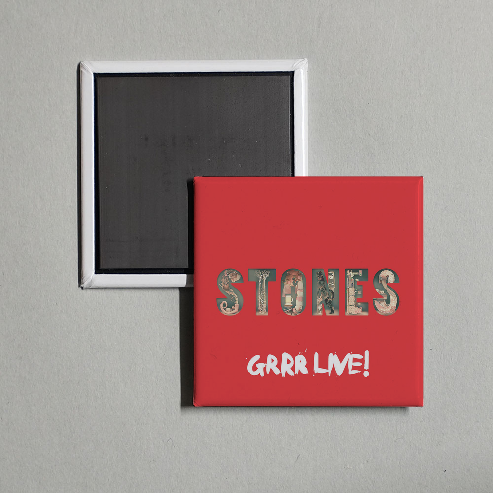 The Rolling Stones - GRRR Live! Album Cover Fridge Magnet