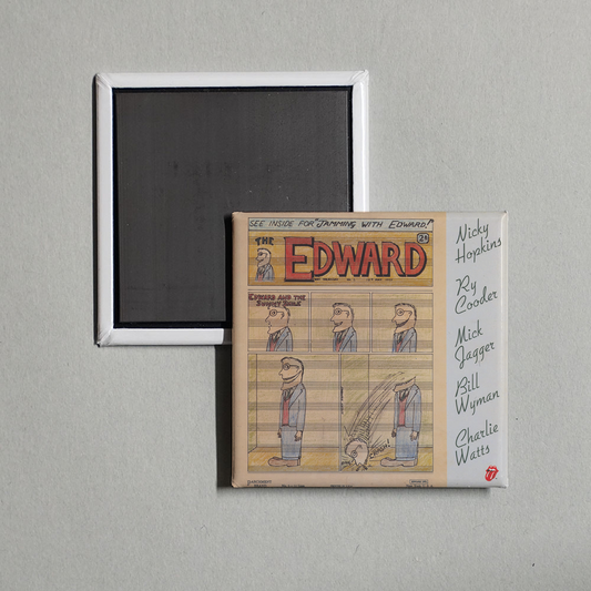 The Rolling Stones - Jamming With Edward Album Cover Fridge Magnet