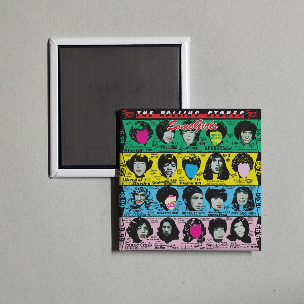 The Rolling Stones - Some Girls Album Cover Fridge Magnet