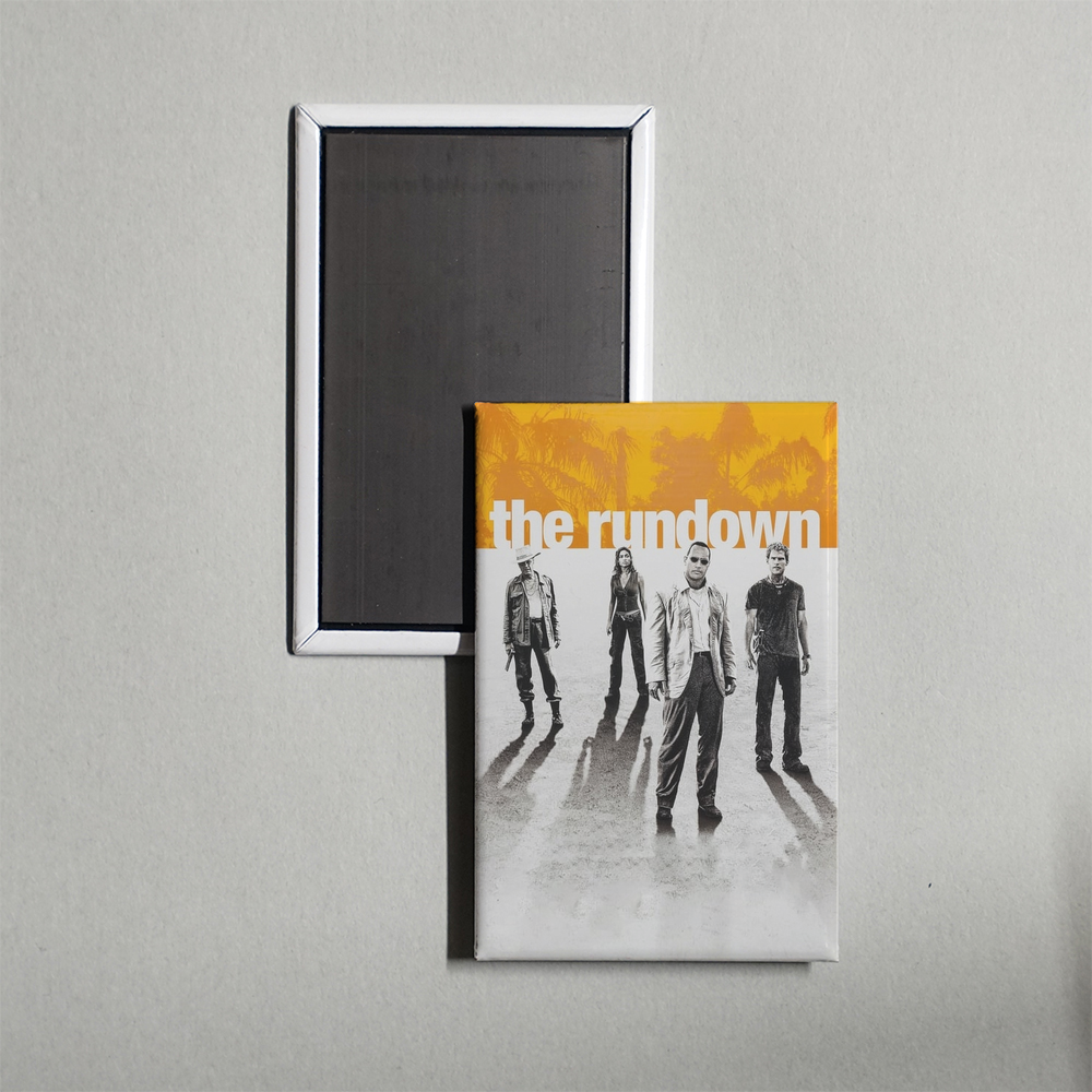 The Rundown Mini Movie Fridge Magnet