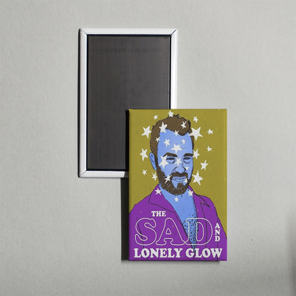 The Sad and Lonely Glow Mini Movie Fridge Magnet