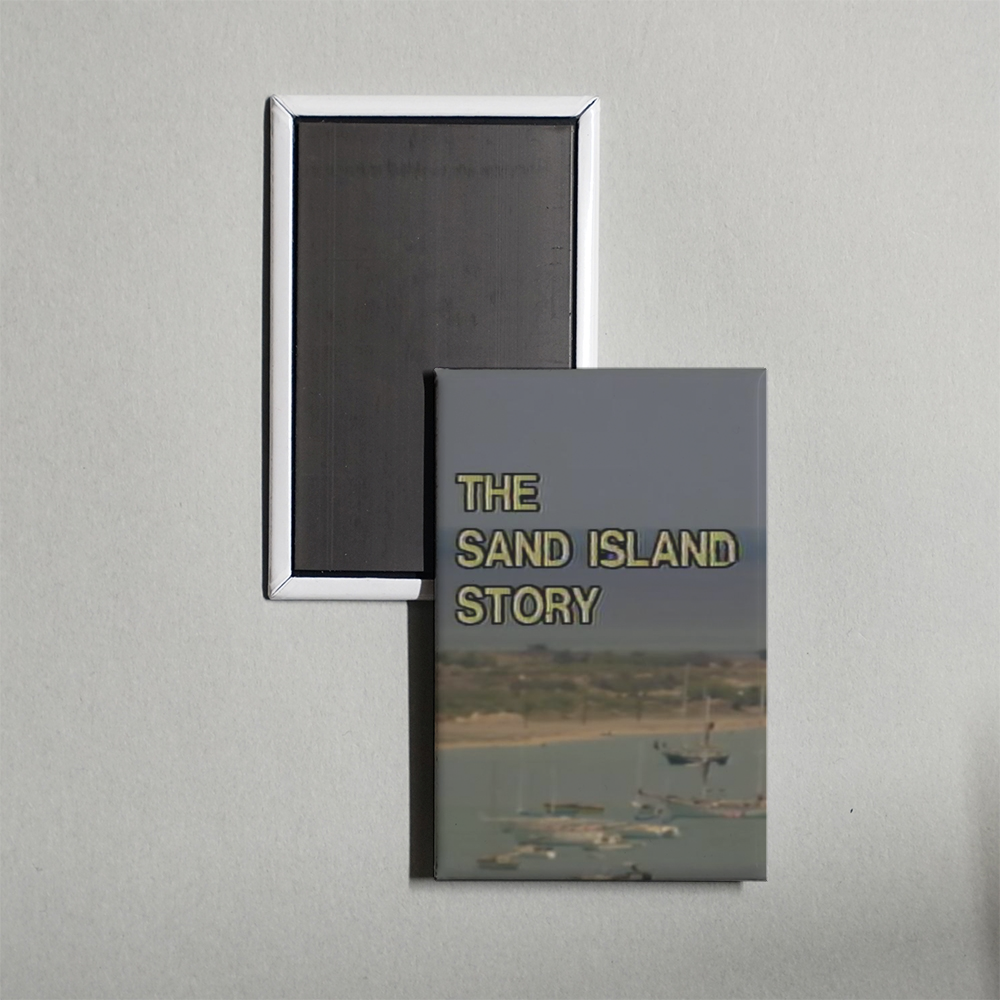 The Sand Island Story Mini Movie Fridge Magnet