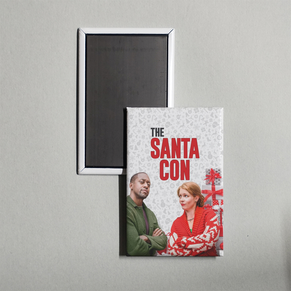 The Santa Con Mini Movie Fridge Magnet