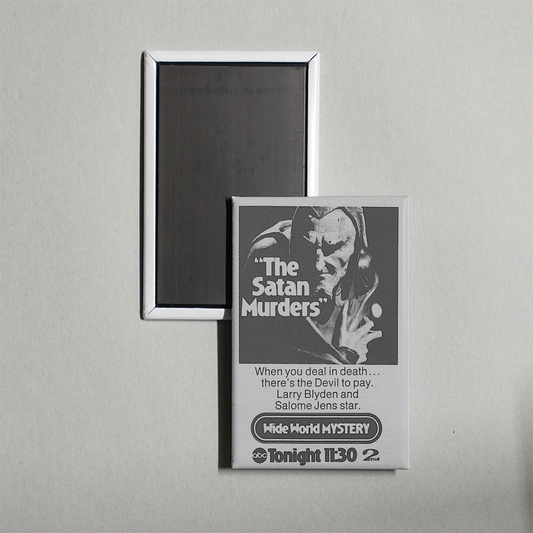 The Satan Murders Mini Movie Fridge Magnet