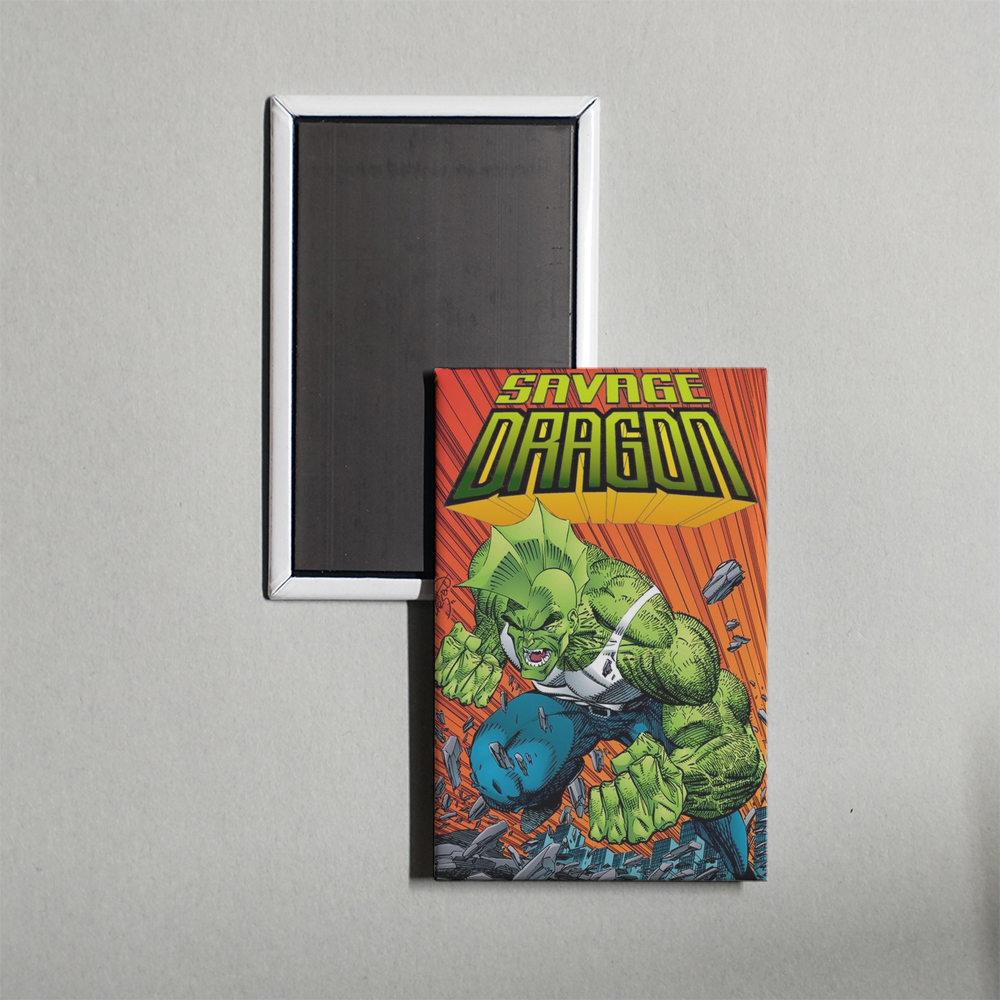 The Savage Dragon TV Show Fridge Magnet