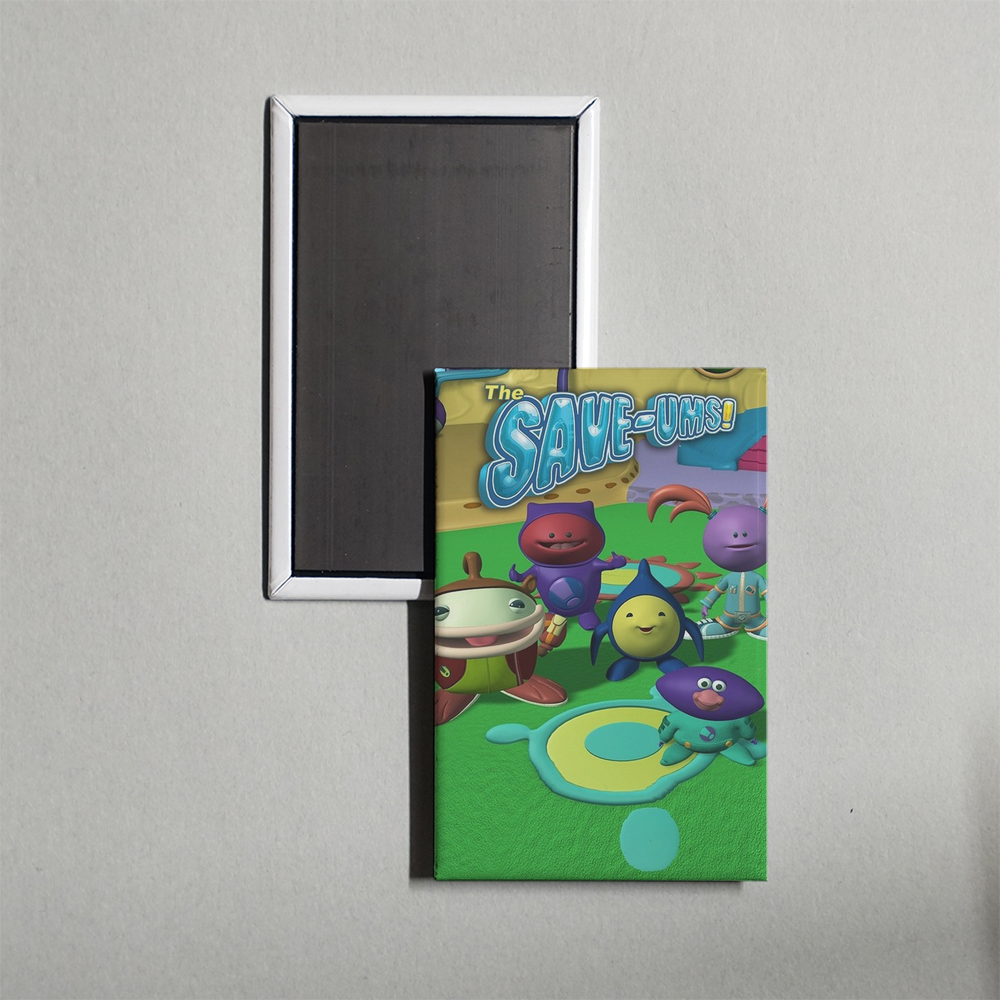 The Save-Ums TV Show Fridge Magnet