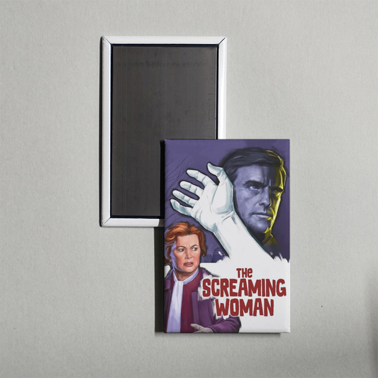 The Screaming Woman Mini Movie Fridge Magnet