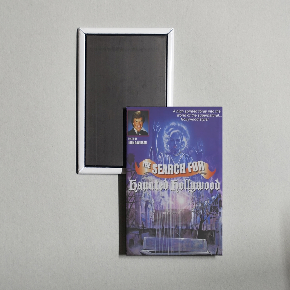 The Search for Haunted Hollywood Mini Movie Fridge Magnet