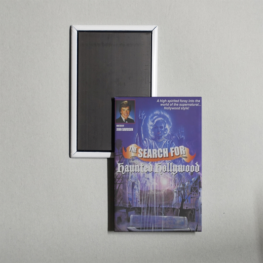 The Search for Haunted Hollywood Mini Movie Fridge Magnet