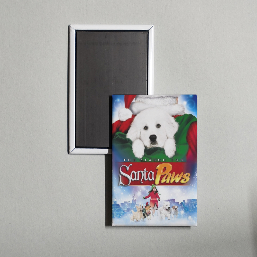 The Search for Santa Paws Mini Movie Fridge Magnet