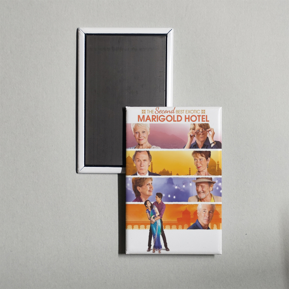 The Second Best Exotic Marigold Hotel Mini Movie Fridge Magnet