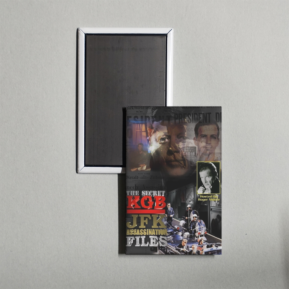 The Secret KGB JFK Assassination Files Mini Movie Fridge Magnet