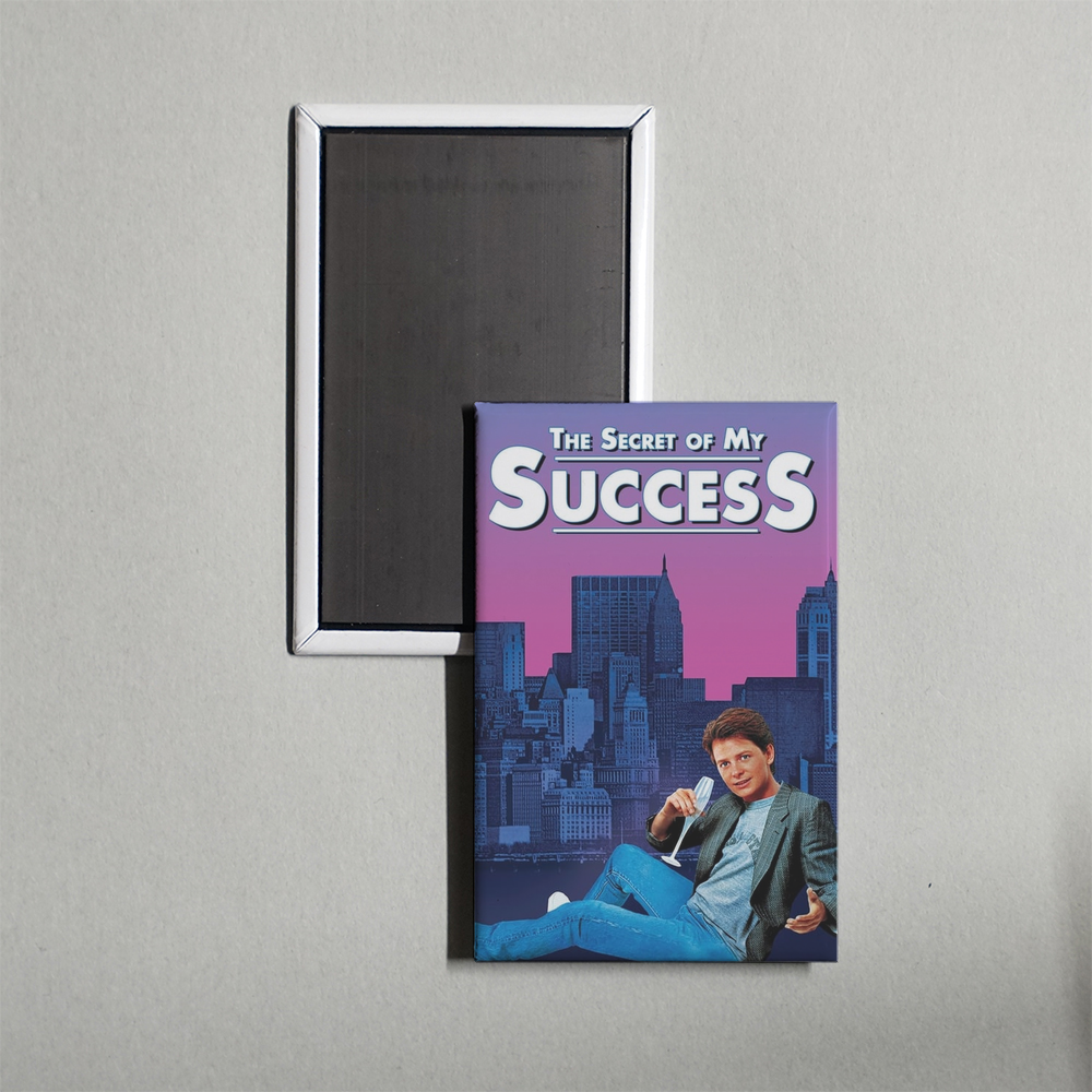 The Secret of My Success Mini Movie Fridge Magnet