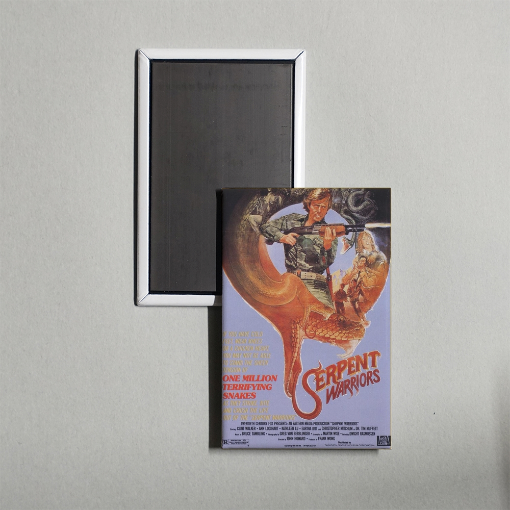 The Serpent Warriors Mini Movie Fridge Magnet